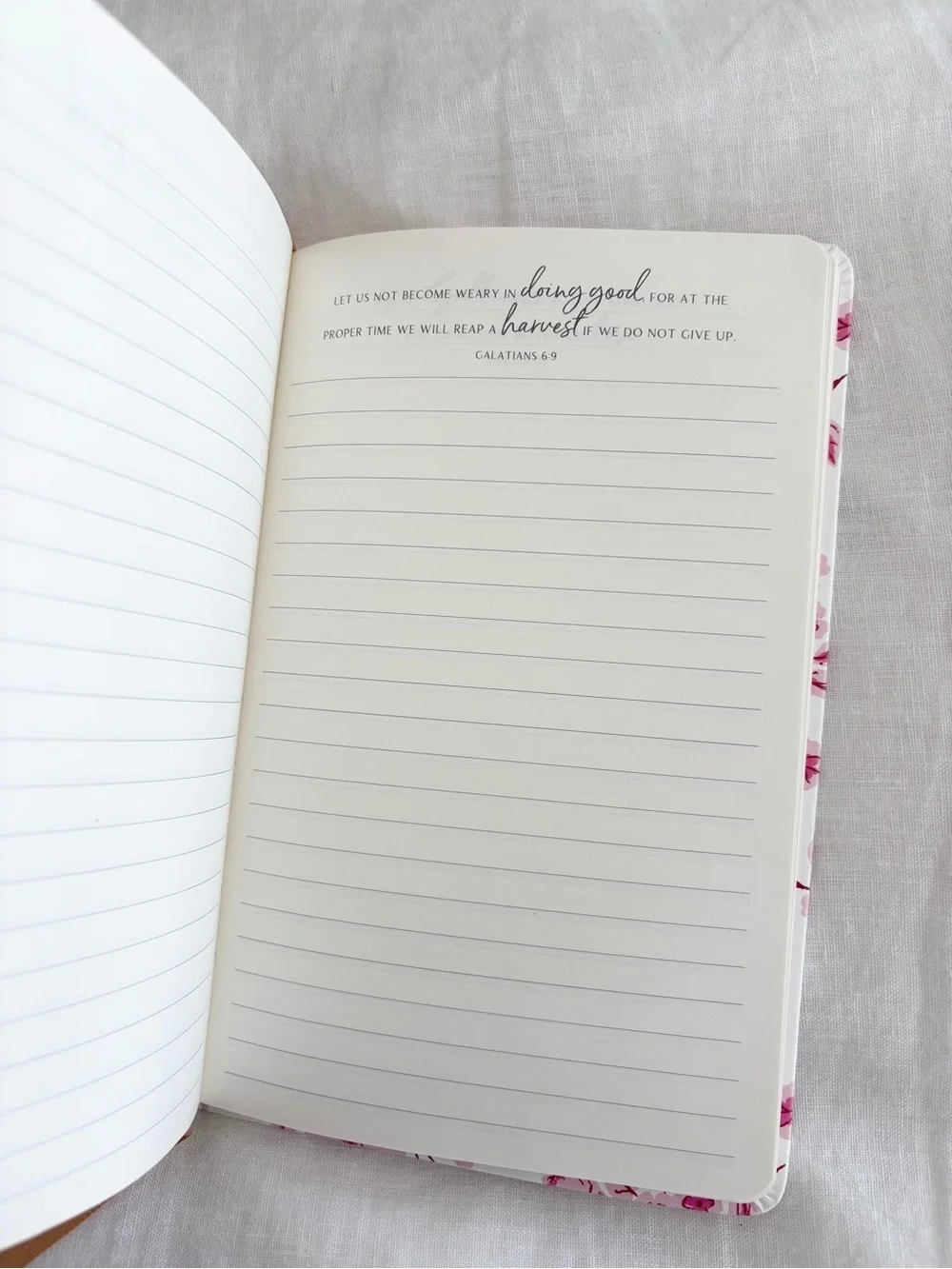 Pink Floral Bible Journal